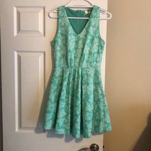 Seafoam Green Mini Dress